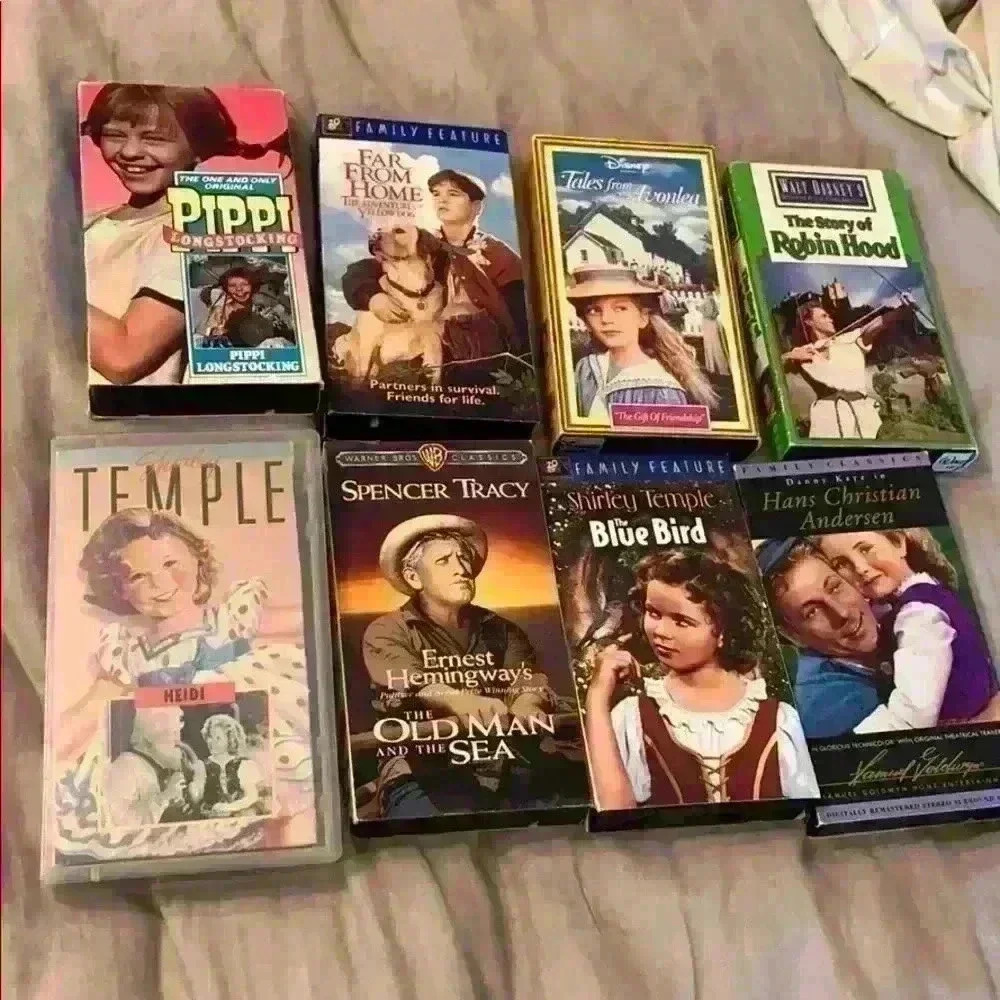 VHS TAPES FAMILY FRIENDLY